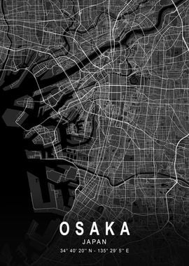 Osaka Dark Map