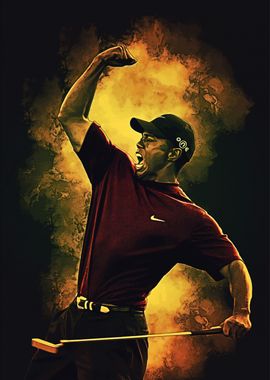 Tiger woods king of golf 