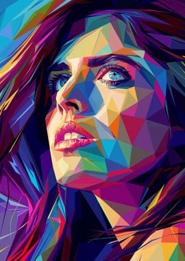 Alexandra Daddario Pop Art