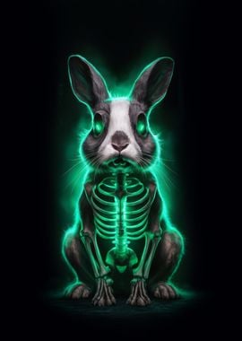 Glowing Skeleton Rabbit