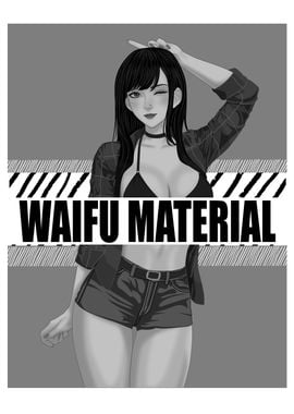 Waifu Material Anime Girl