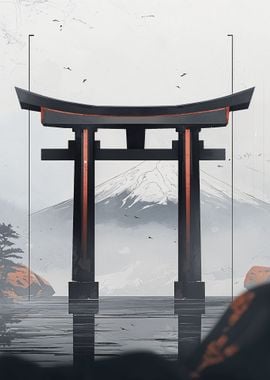 Torii Gate Japan aesthetic