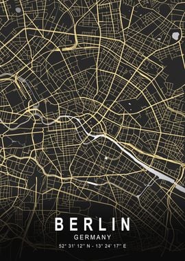 Berlin Silver Map