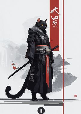 Cat Samurai aesthetic