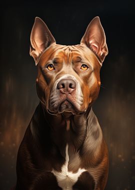 Pit Bull Portrait