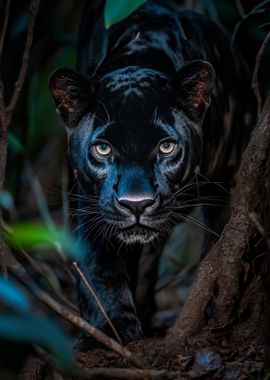 Black Panther Close-Up