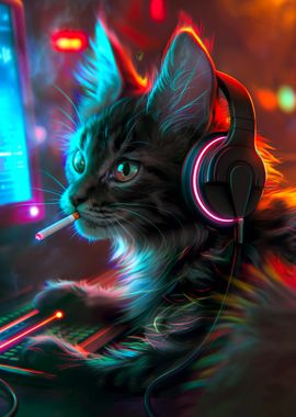 Cool Cat Gamer