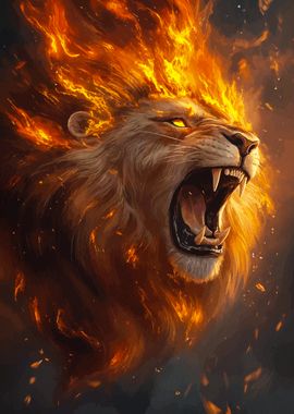 Fiery Lion Roar