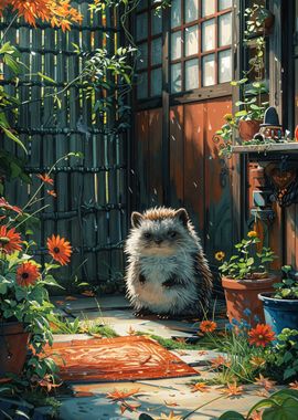 Cute Hedgehog Greenhouse