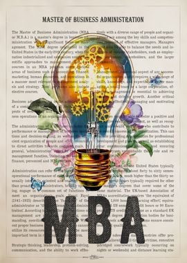 MBA Lightbulb Concept