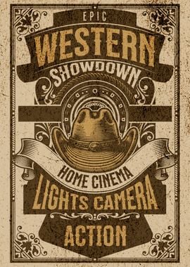 Western Showdown Poster