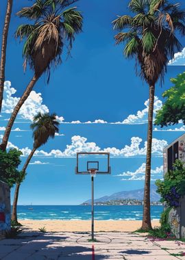 AESTHETIC BASKETBALL ART