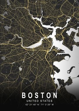 Boston Silver Map