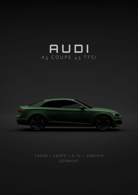 Audi A5 Coupe Green Specs