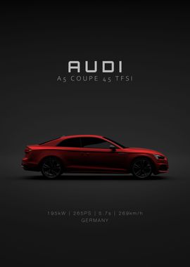 Audi A5 Coupe Red Specs