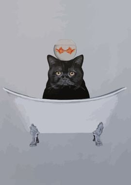 Funny Cat Toilet