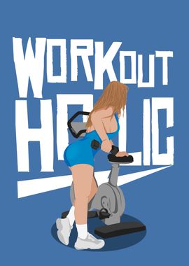 Workout Holic Illustration