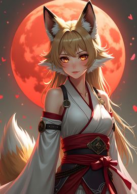 Beautiful Anime Fox Girl