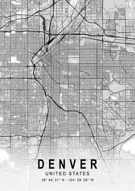 Denver Light Map