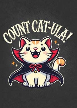 Count Cat-ula Halloween Cat