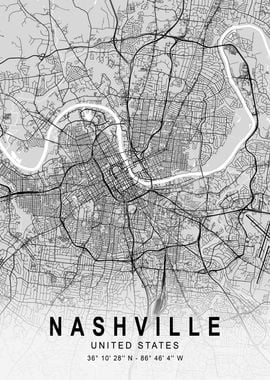 Nashville Light Map