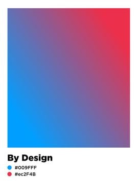 Blue to Red Gradient pantone