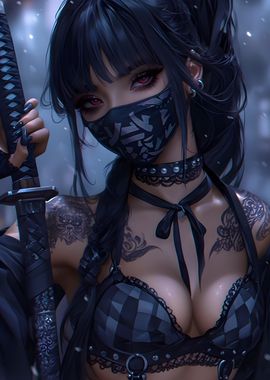 Anime Girl with Katana