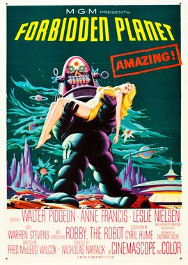 Forbidden Planet Movie Poster