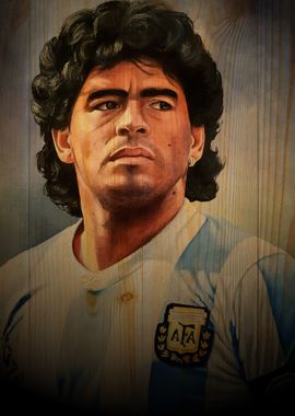 Diego Maradona Painting