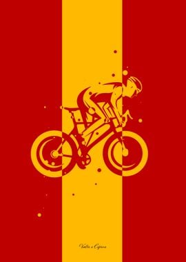 Cycling Spain Poster