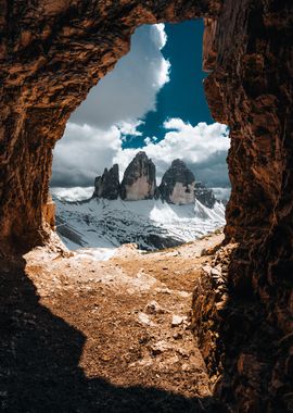 Mountain View from Cave