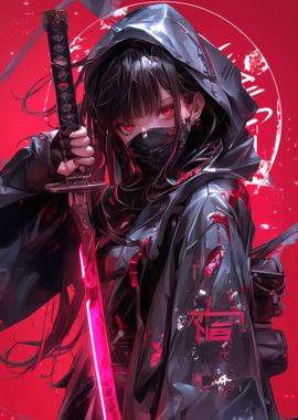 Anime Girl with Katana