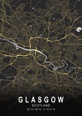 Glasgow Silver Map