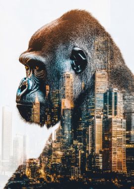 Gorilla Cityscape