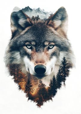 Wolf in the Forest