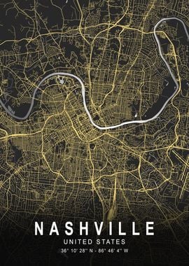 Nashville City Map