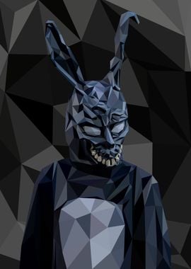 Frank the Bunny donnie darko Low Poly