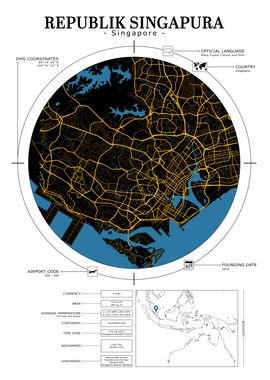 Singapore City Map