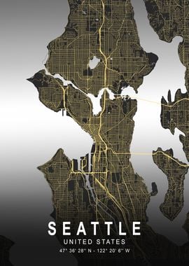 Seattle Silver Map