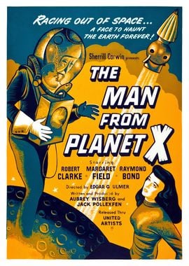 The Man From Planet X Movie Poster