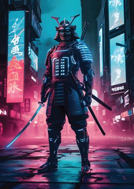 Cyberpunk Samurai