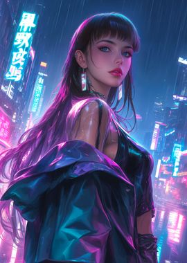 Cyberpunk Anime Girl