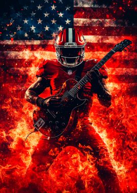 American Football Rock Star