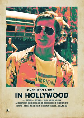 Once Upon a Time in Hollywood Poster