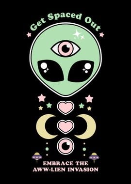 Cute Alien Space Design