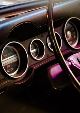 Classic Car Dashboard