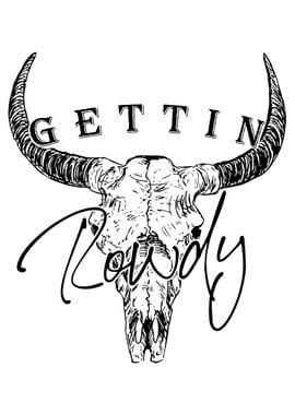 Bull Skull Graphic