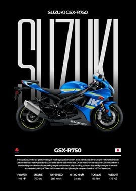 Suzuki GSX-R750 Motorcycle