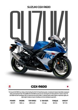 Suzuki GSX-R600 Motorcycle