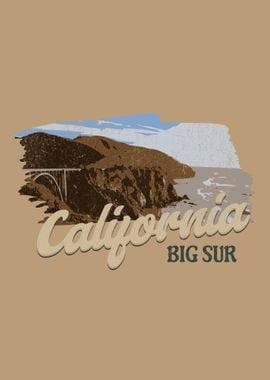 Big Sur California Vintage